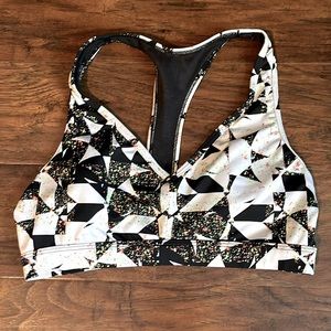 Splatter sports bra